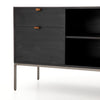 Trey Modular Filing Credenza - Black Poplar | ready to ship!