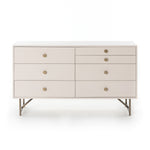 Van 7 Drawer Dresser - Matte Alabaster | ready to ship!