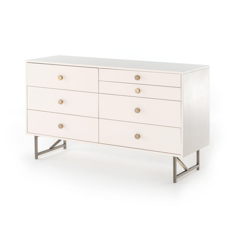 Van 7 Drawer Dresser - Matte Alabaster | ready to ship!