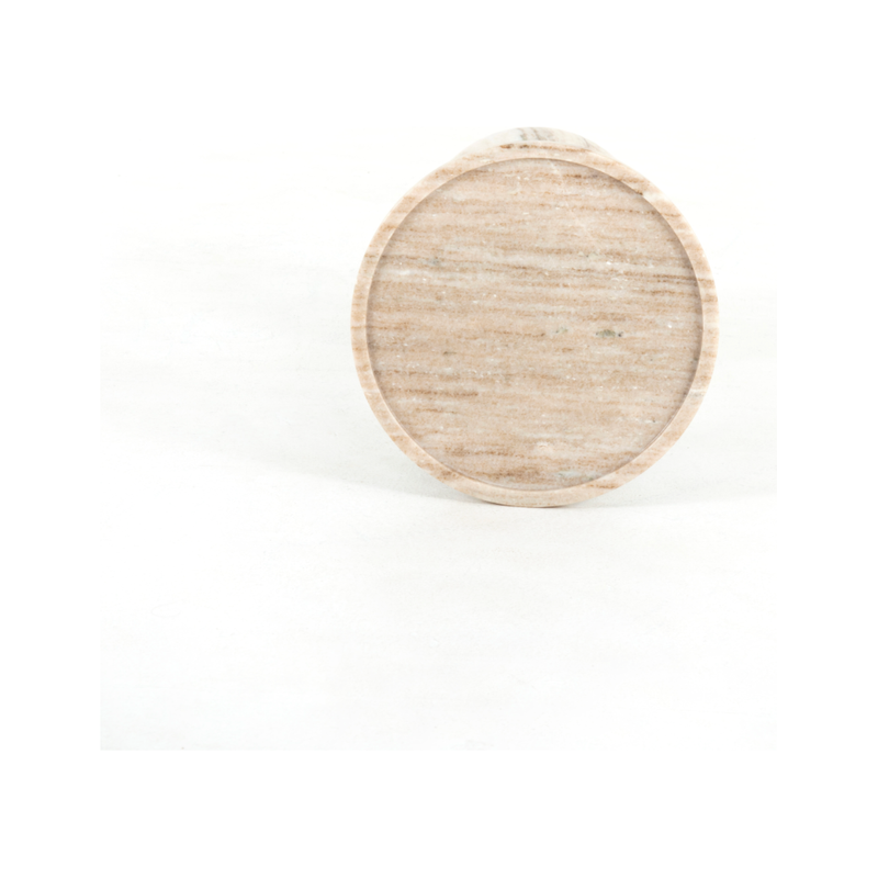 Viola Accent Table - Antique White Marble | ready to ship!