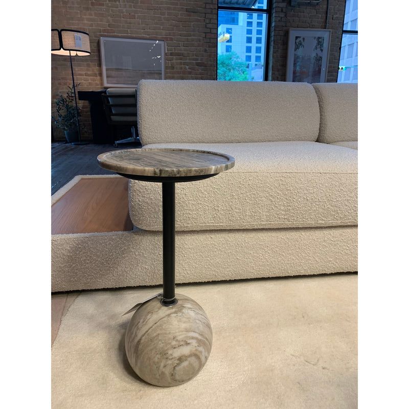Viola Accent Table - Antique White Marble | ready to ship!