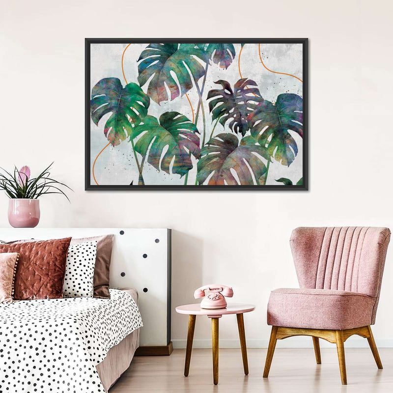 Monstera Leaves Wall Art