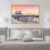 Skiing On Snowy Mountain Wall Art
