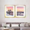 Skiing On Snowy Mountain Wall Art