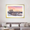 Skiing On Snowy Mountain Wall Art