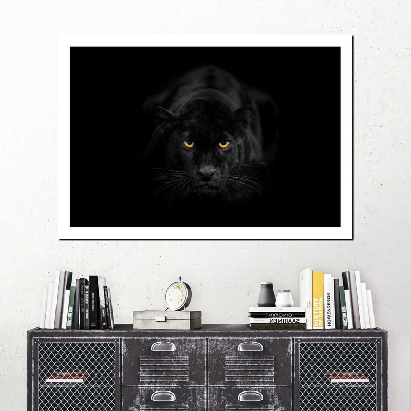 Rare Black Panther Wall Art