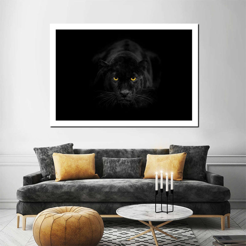 Rare Black Panther Wall Art