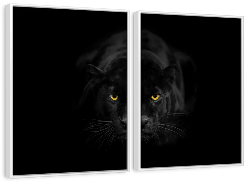 Rare Black Panther Wall Art