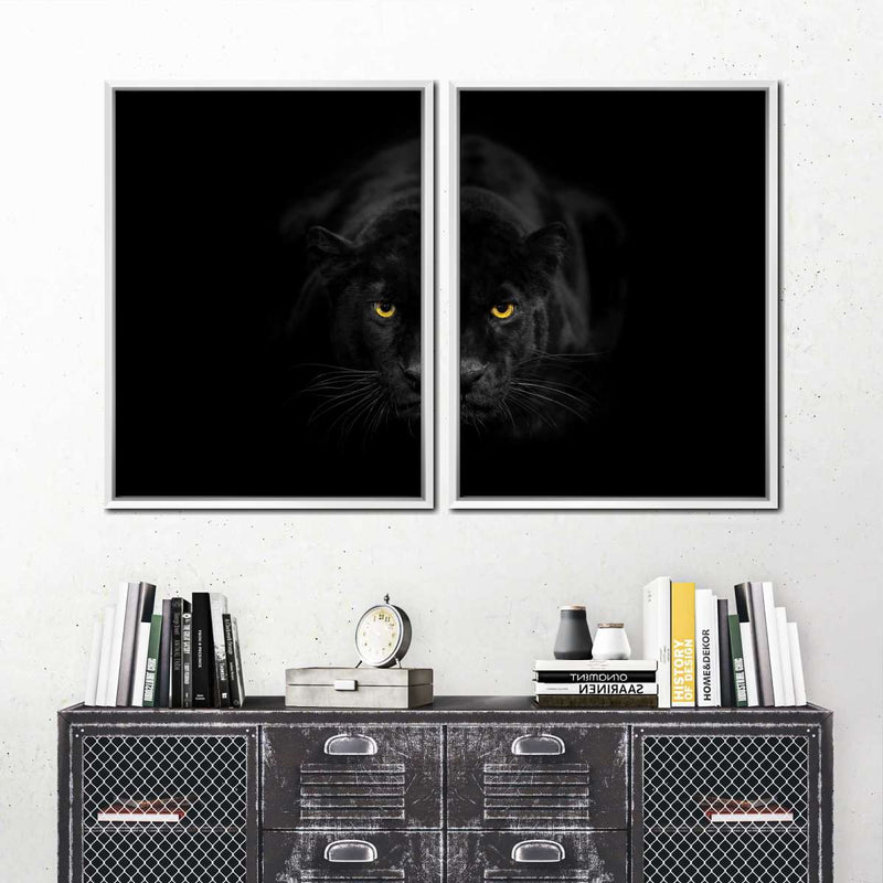 Rare Black Panther Wall Art