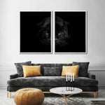 Rare Black Panther Wall Art