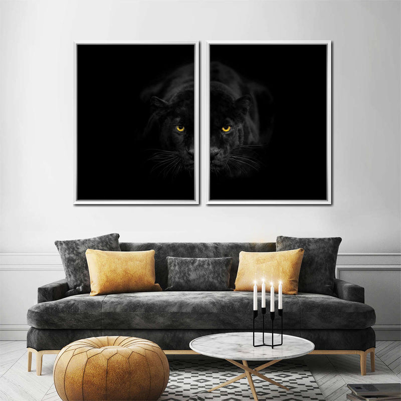Rare Black Panther Wall Art