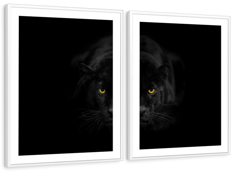 Rare Black Panther Wall Art