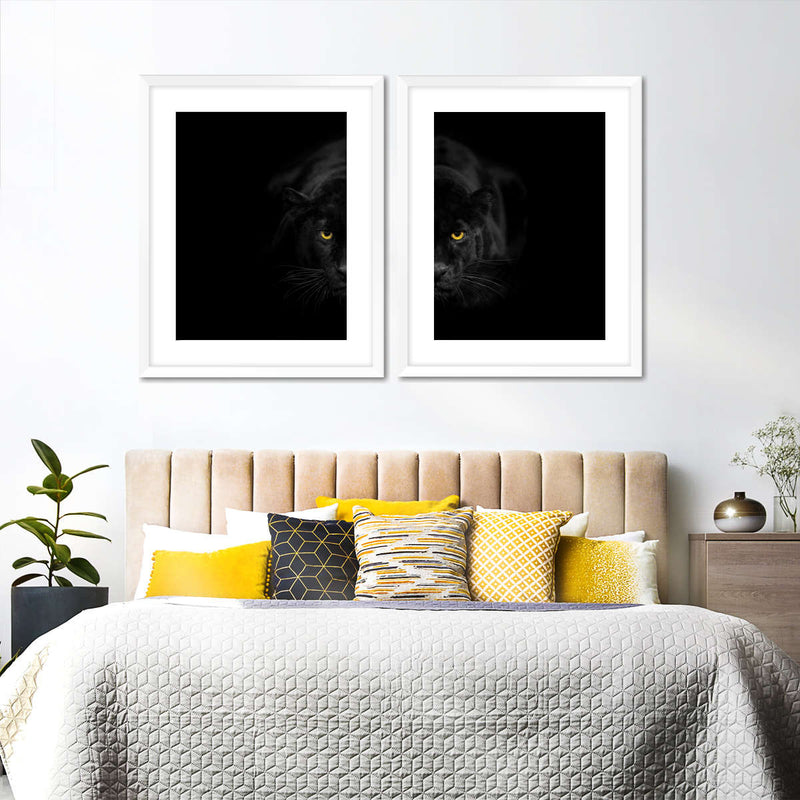 Rare Black Panther Wall Art