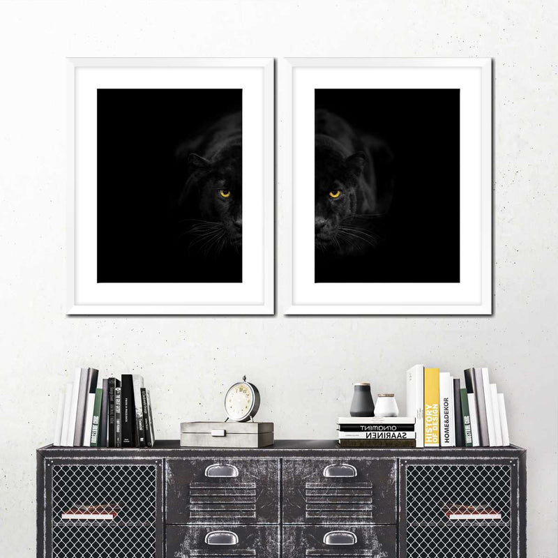 Rare Black Panther Wall Art