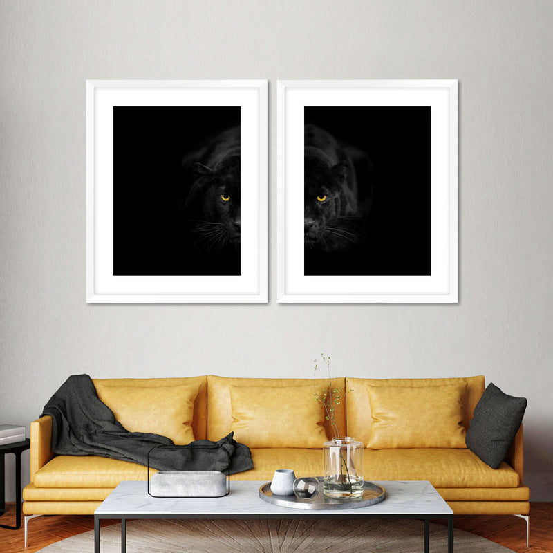 Rare Black Panther Wall Art