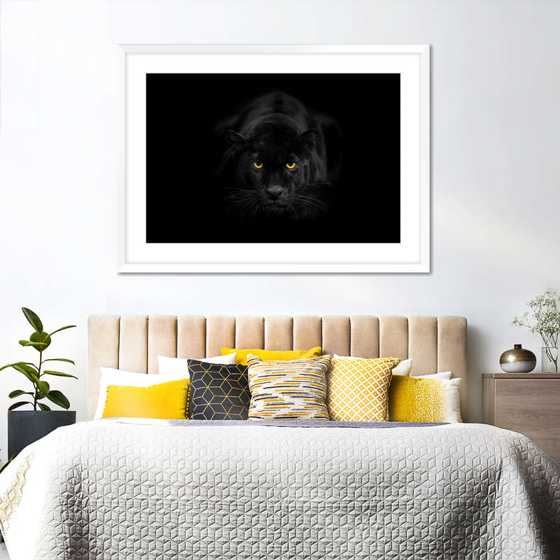 Rare Black Panther Wall Art