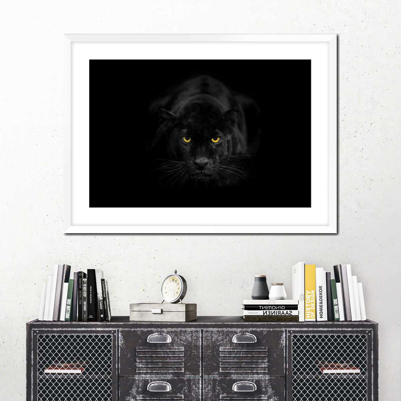 Rare Black Panther Wall Art