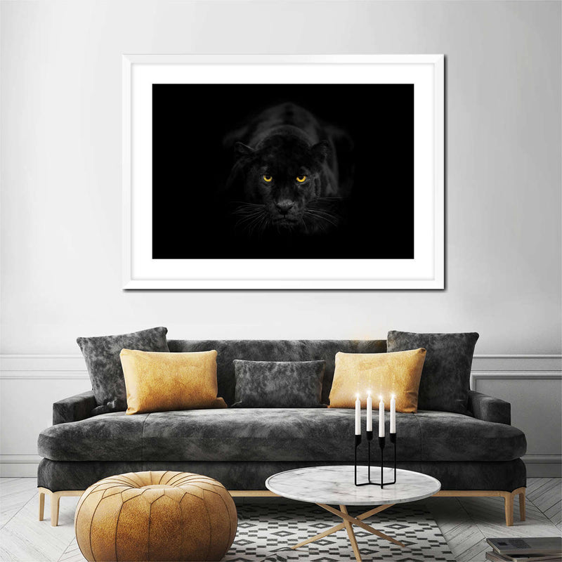 Rare Black Panther Wall Art