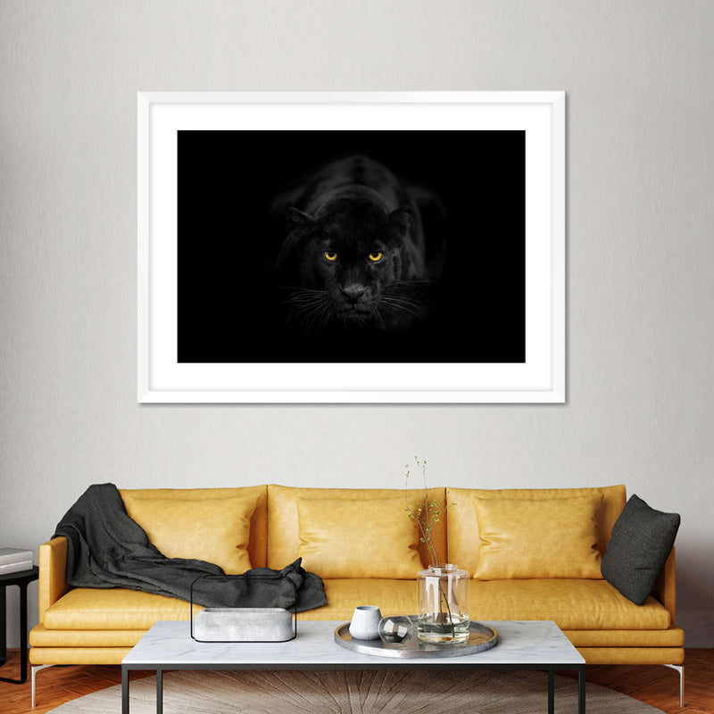 Rare Black Panther Wall Art