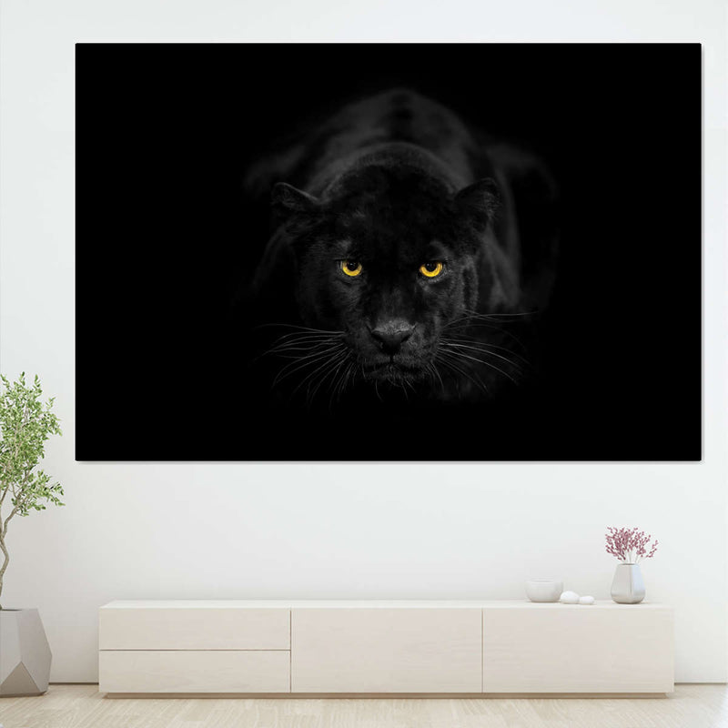 Rare Black Panther Wall Art