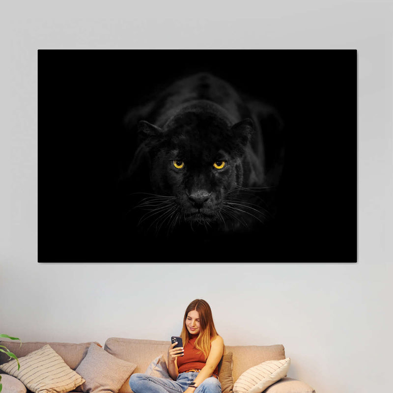 Rare Black Panther Wall Art