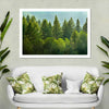 Lush Green Pine Trees Wall Art