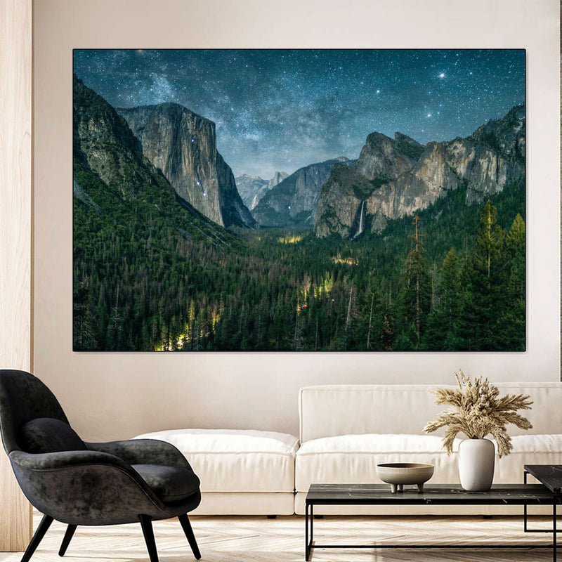 Yosemite Stunning Stars Wall Art