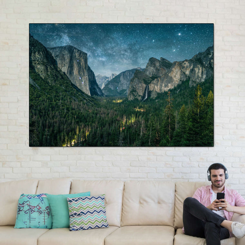 Yosemite Stunning Stars Wall Art