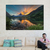 Swiftcurrent Sunset Lake Wall Art