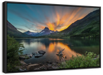 Swiftcurrent Sunset Lake Wall Art