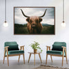 Open Field Highland Cow Wall Art