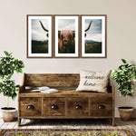 Open Field Highland Cow Wall Art