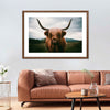 Open Field Highland Cow Wall Art