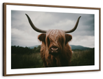 Open Field Highland Cow Wall Art