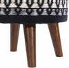 Oberkappel Black Ottoman