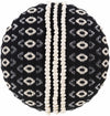 Oberkappel Black Ottoman