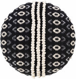 Oberkappel Black Ottoman