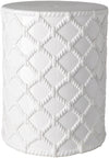 Muhr White Garden Stool