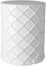 Muhr White Garden Stool