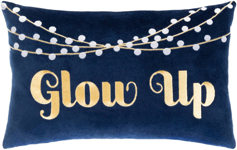 Leglise Dark Blue Pillow Cover