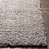 Siari Solid Medium Gray Shag Rug