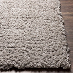 Siari Solid Medium Gray Shag Rug