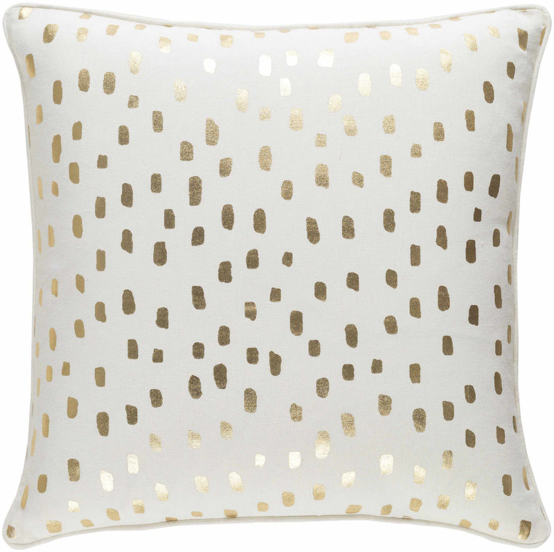 Lessines Metallic Gold Pillow Cover