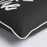 Mettet Black Pillow Cover