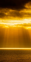 Golden Ocean Sky Wall Art