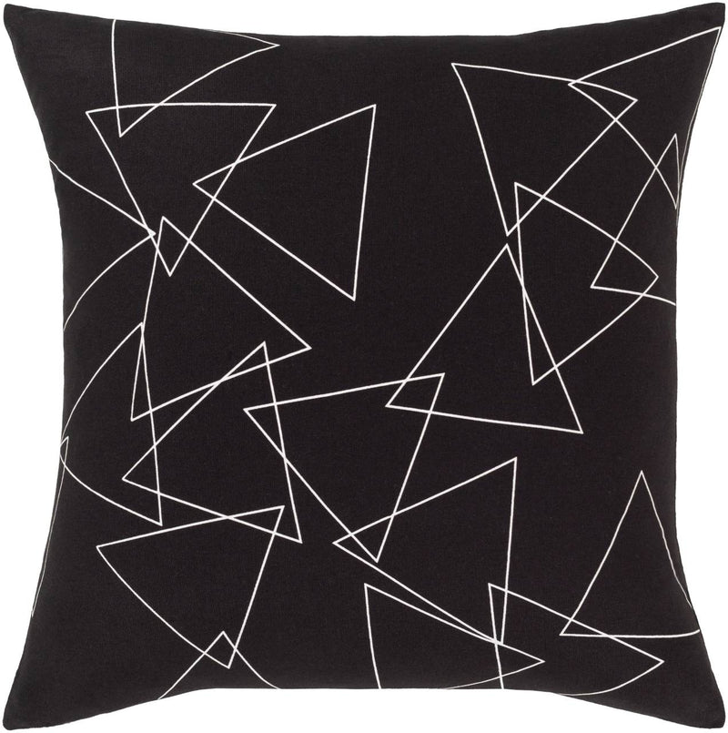 Ohey Black Pillow Cover