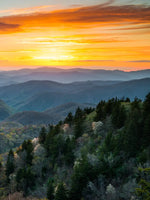 Great Smoky Mountains Sunrise Wall Art