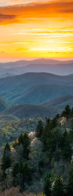 Great Smoky Mountains Sunrise Wall Art