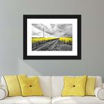 Pop Yellow Flower Field Wall Art