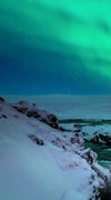 Green Aurora Borealis Wall Art